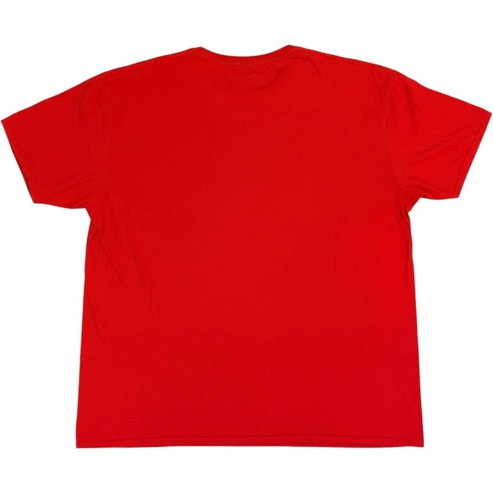 NFL Tampa Bay Buccaneers T-Shirt Mens 3XL Red Cotton Graphic Tee Fan Gear Sporty